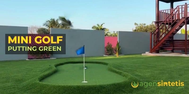 mini golf putting green 8