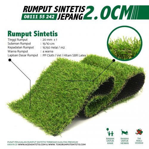 rumput sintetis jepang 2cm min jual rumput sintetis jepang